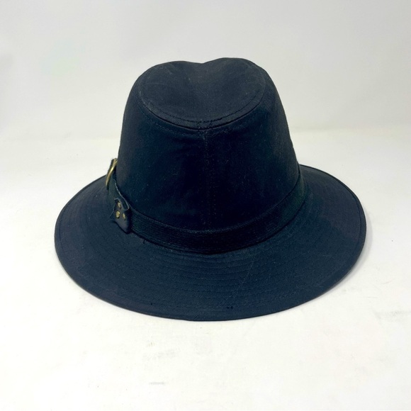 Dorfman Pacific Structured Black Cotton Hat – Size Large - Picture 4 of 7